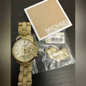 Michael Kors mother-of-pearl face watch